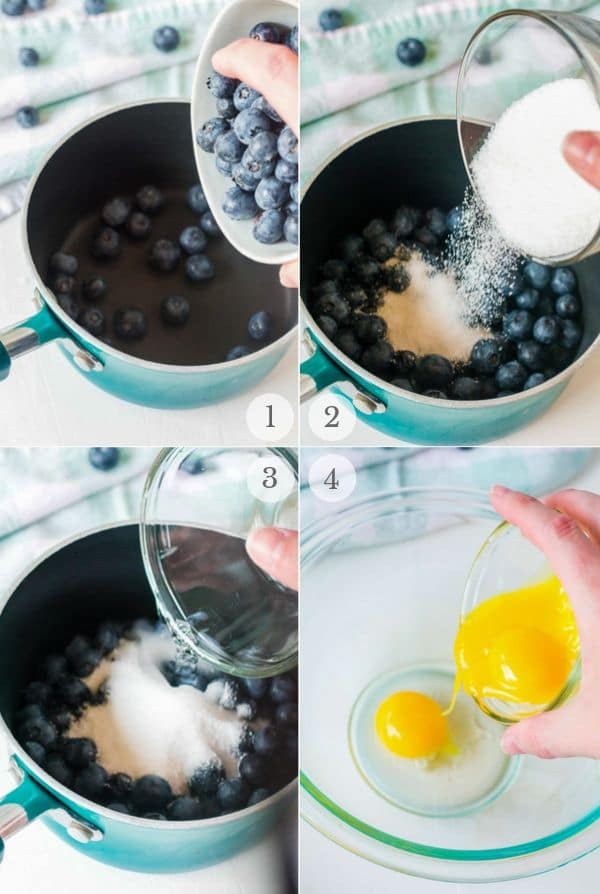 how to make blueberry compote recipe steps photos