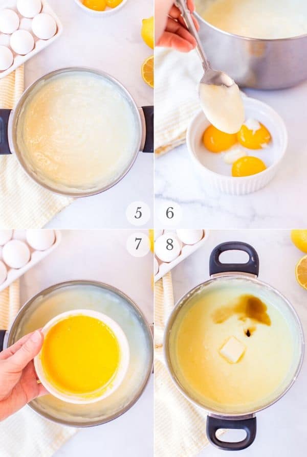Lemon Pie recipe process steps collage #2