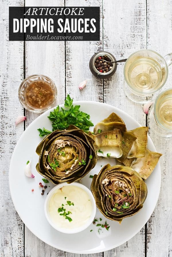 ARTICHOKE DIPPING SAUCES 