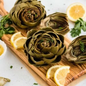 instant pot artichokes with lemon