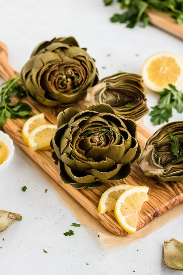 instant pot artichokes with lemon