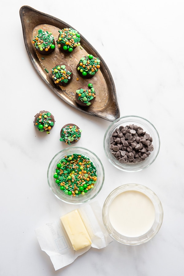 st patricks day truffles ingredients 