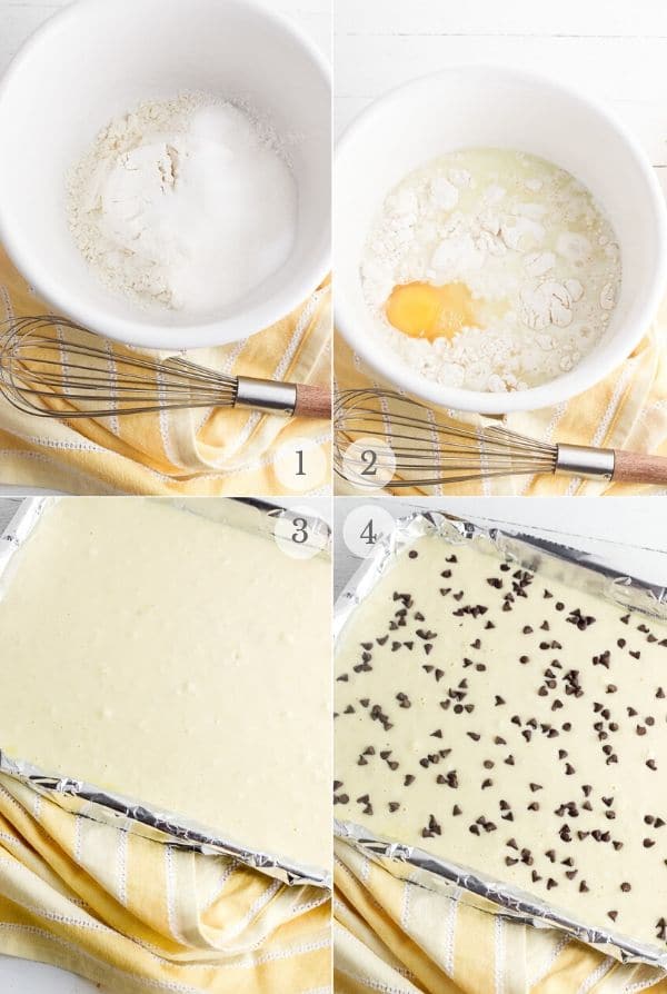 Baked Chocolate Chip Pancakes recipe steps photos