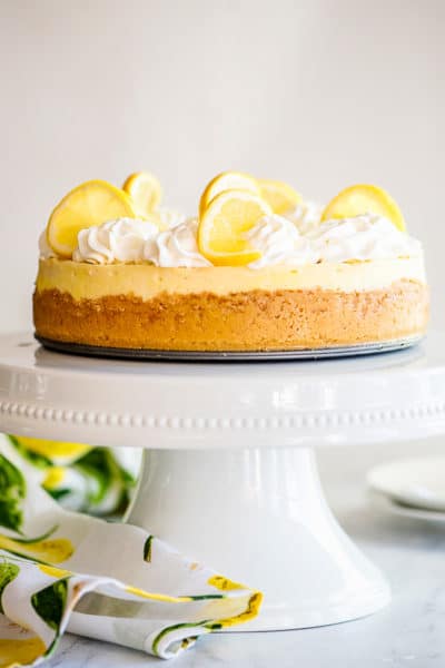 Lemon Cheesecake with Lemon Oreos Crust - Boulder Locavore