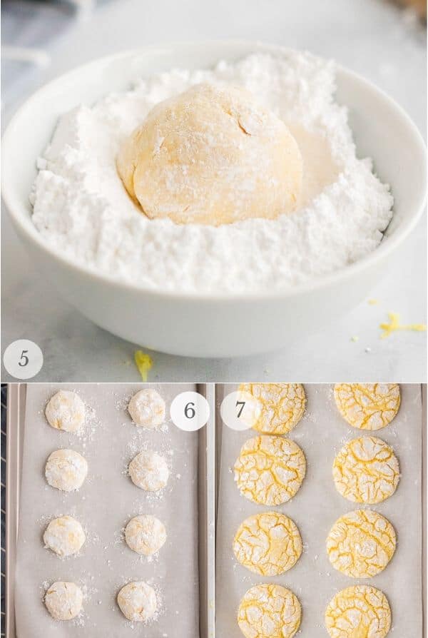 lemon cake mix cookies recipe steps photos 5-7