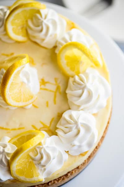 Lemon Cheesecake with Lemon Oreos Crust - Boulder Locavore