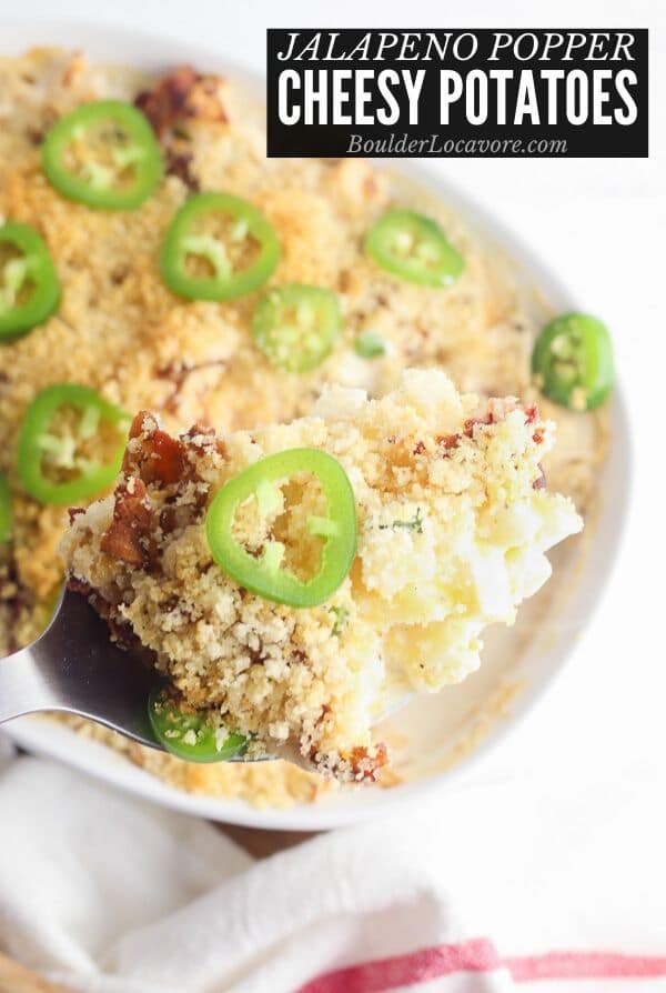 Jalapeno Popper Cheesy Potato recipe title