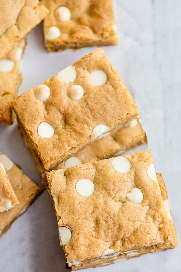 Blondies close up