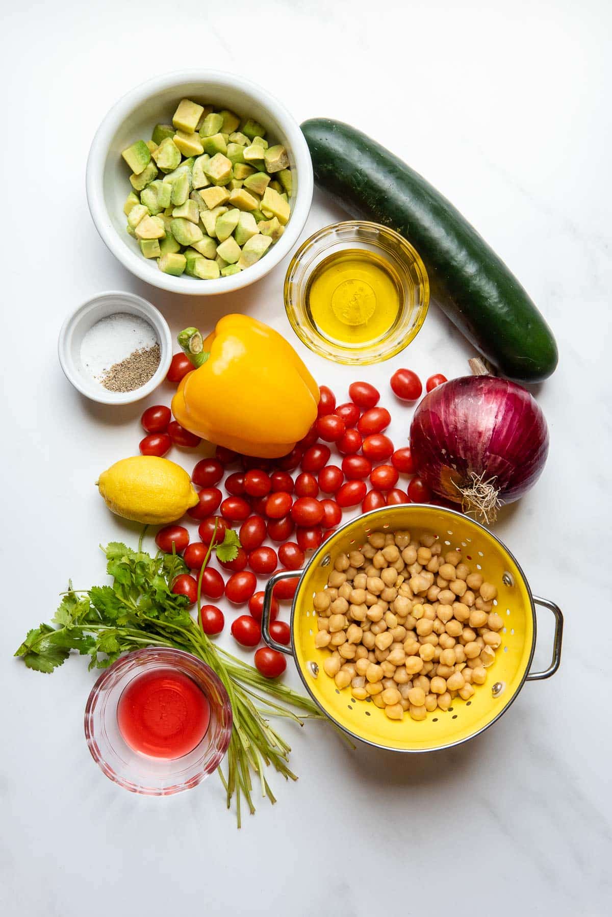 Chickpea Salad - a Mediteranean Salad recipe - Boulder Locavore