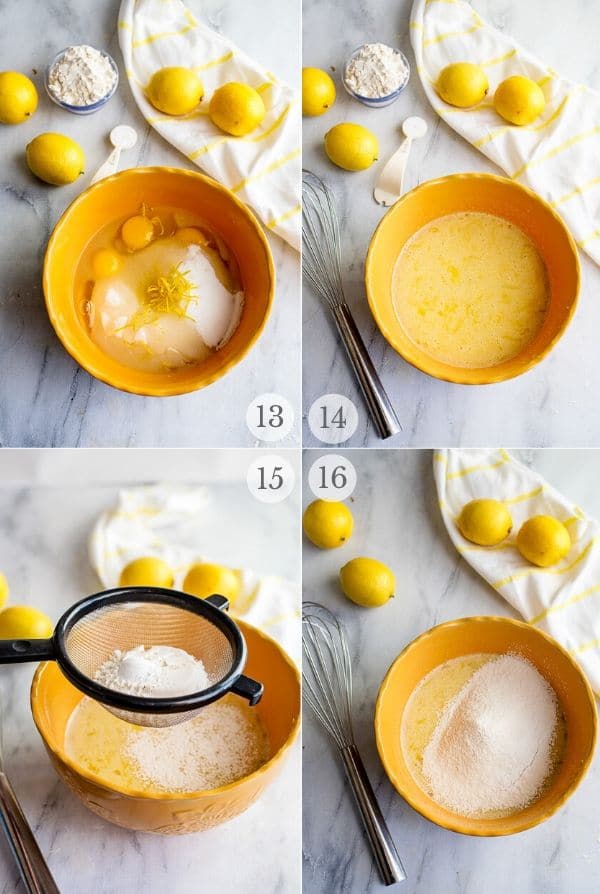 Lemon Bars - recipe steps photos 13-16