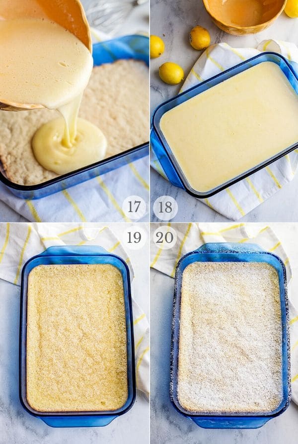 Lemon Bars - recipe steps photos 17-20