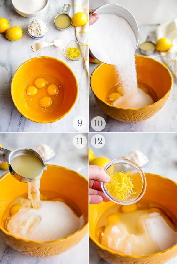 Lemon Bars - recipe steps photos 9-12