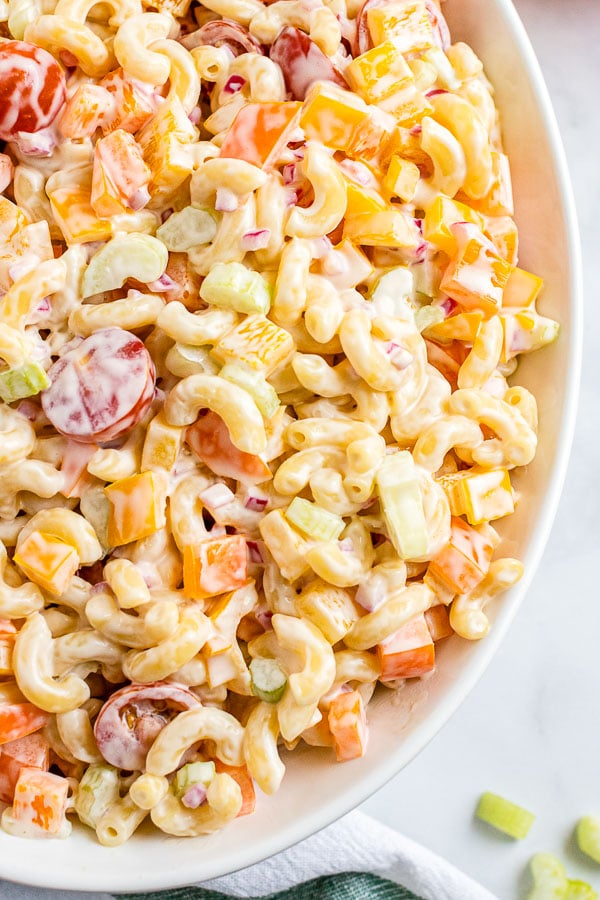 Macaroni Salad close up