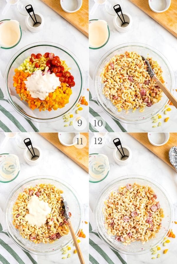 Macaroni Salad recipes steps (photos) 9-12