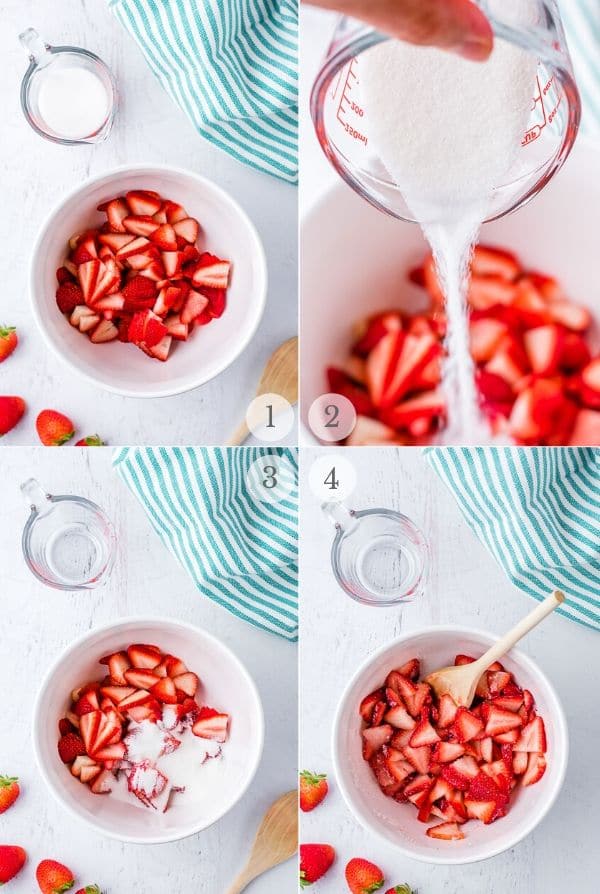Strawberry Shortcake recipes steps photos 1-4