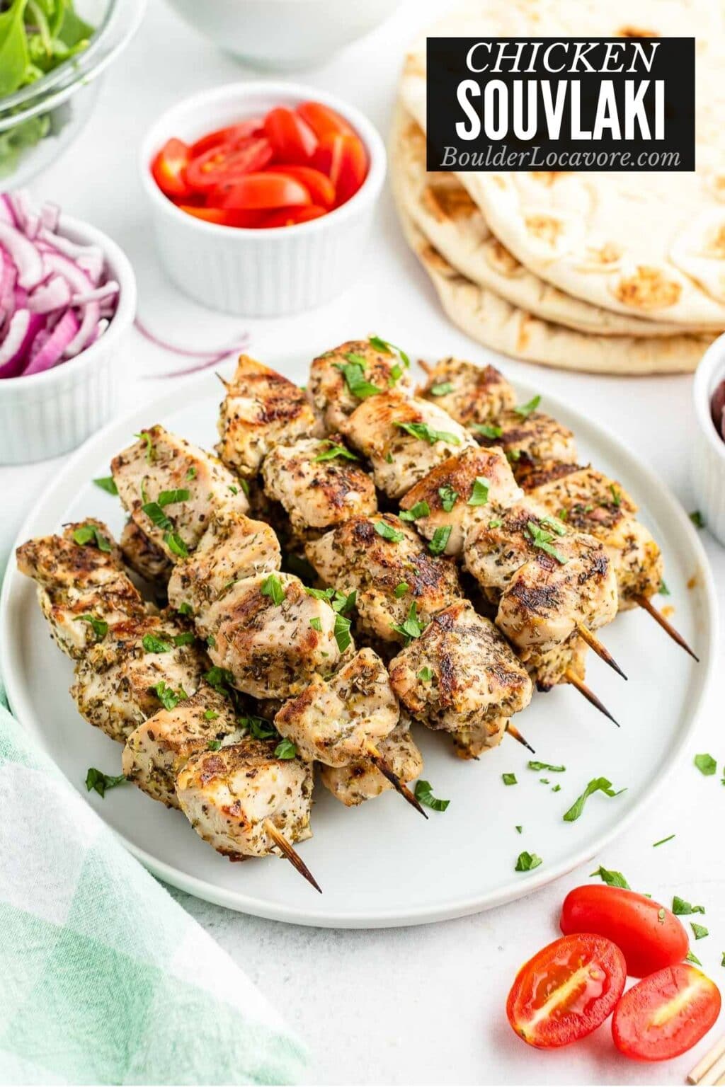 Easy Chicken Souvlaki recipe Grilled or Broiled Boulder Locavore