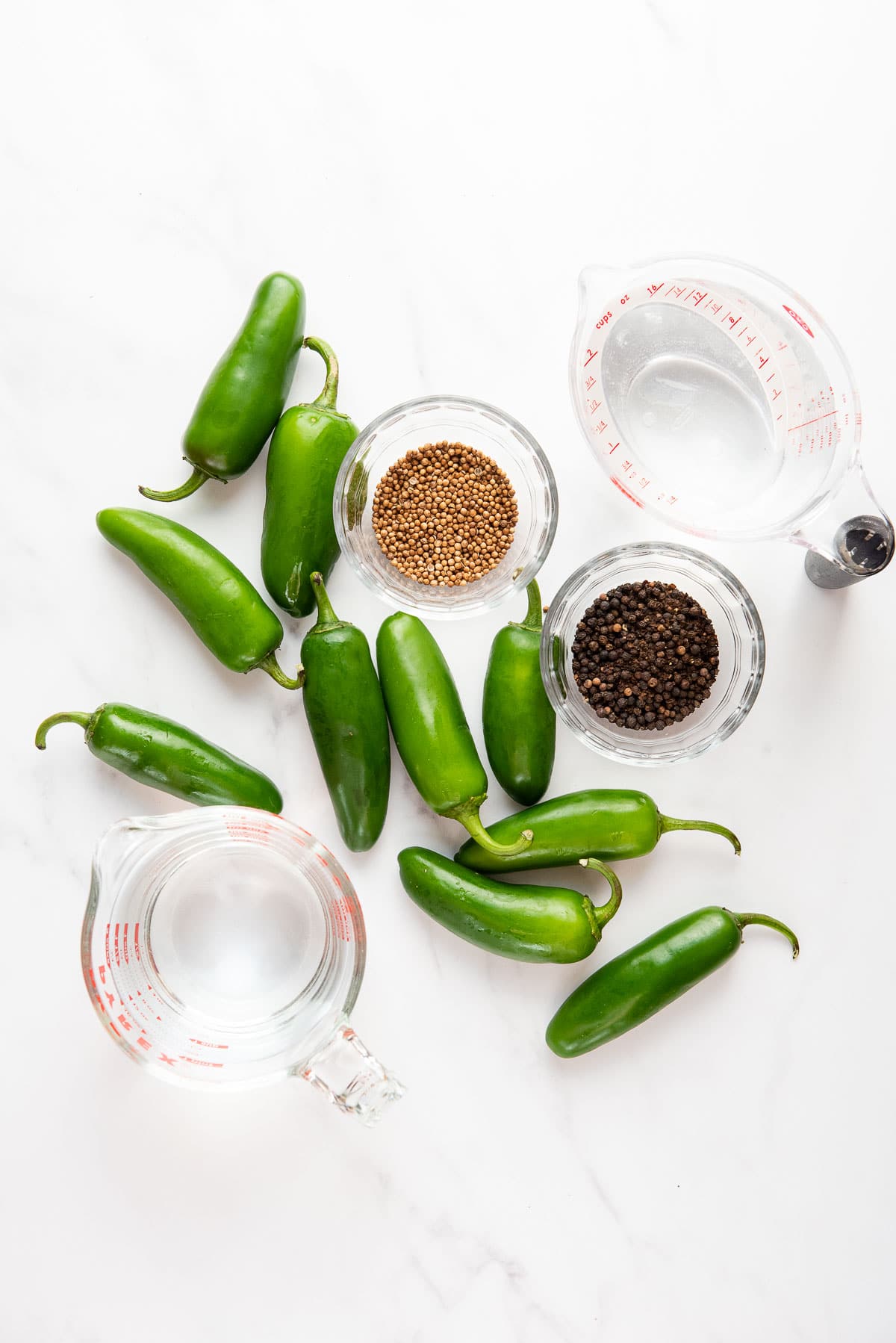 Pickled Jalapenos ingredients