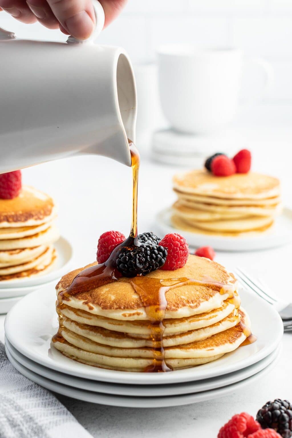 Easy Buttermilk Pancakes recipe 5 ingredients! Boulder Locavore