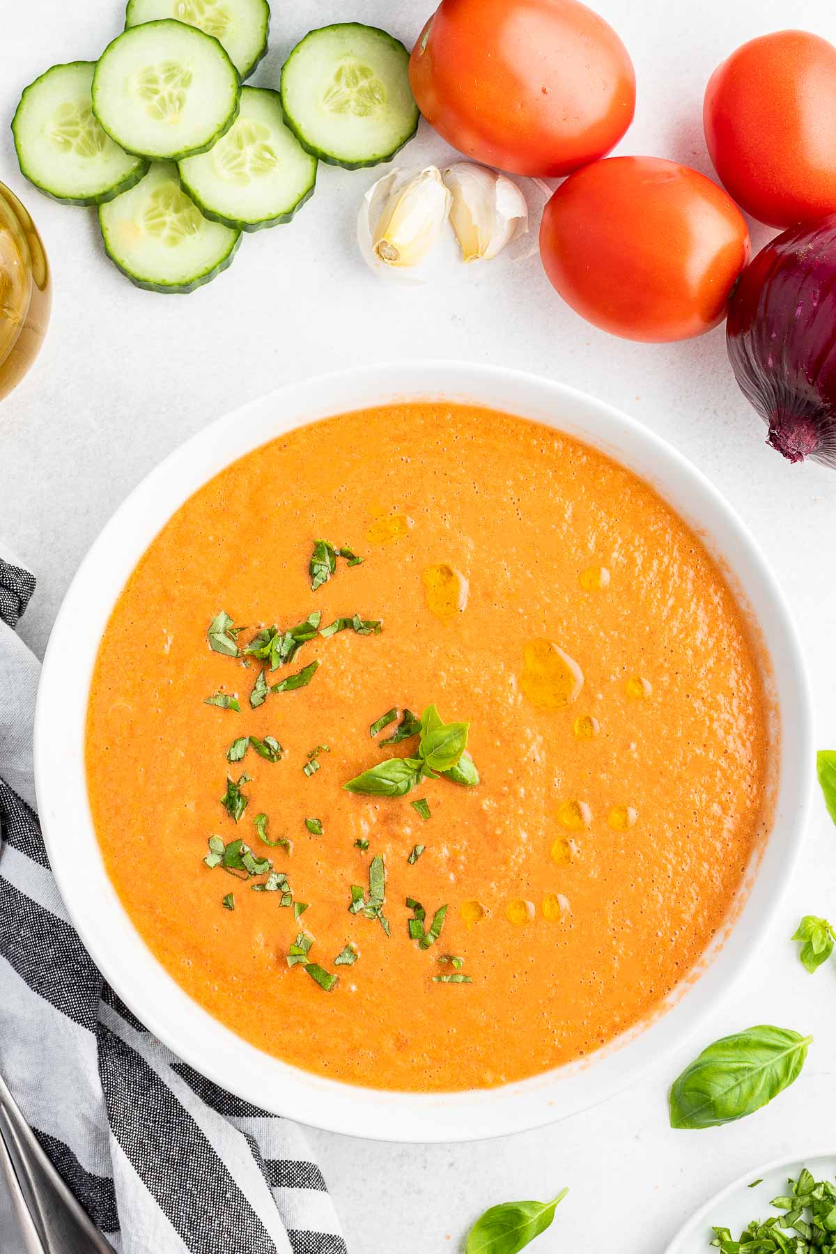 gazpacho in bowl