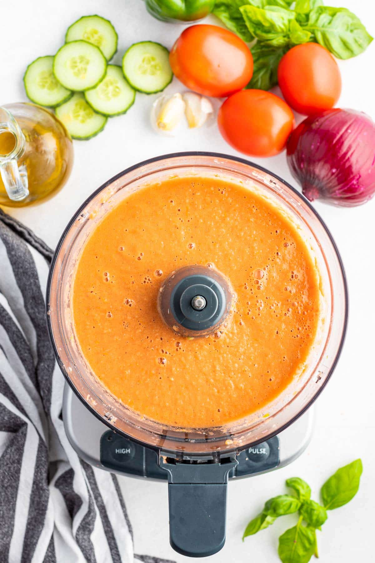 smooth gazpacho in food processor