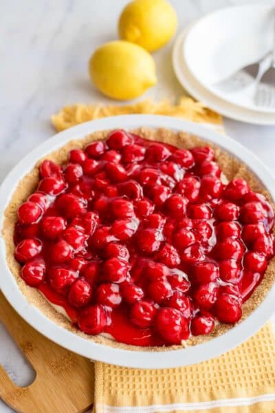 Cherry Cream Cheese Pie - an EASY Dessert recipe - Boulder Locavore