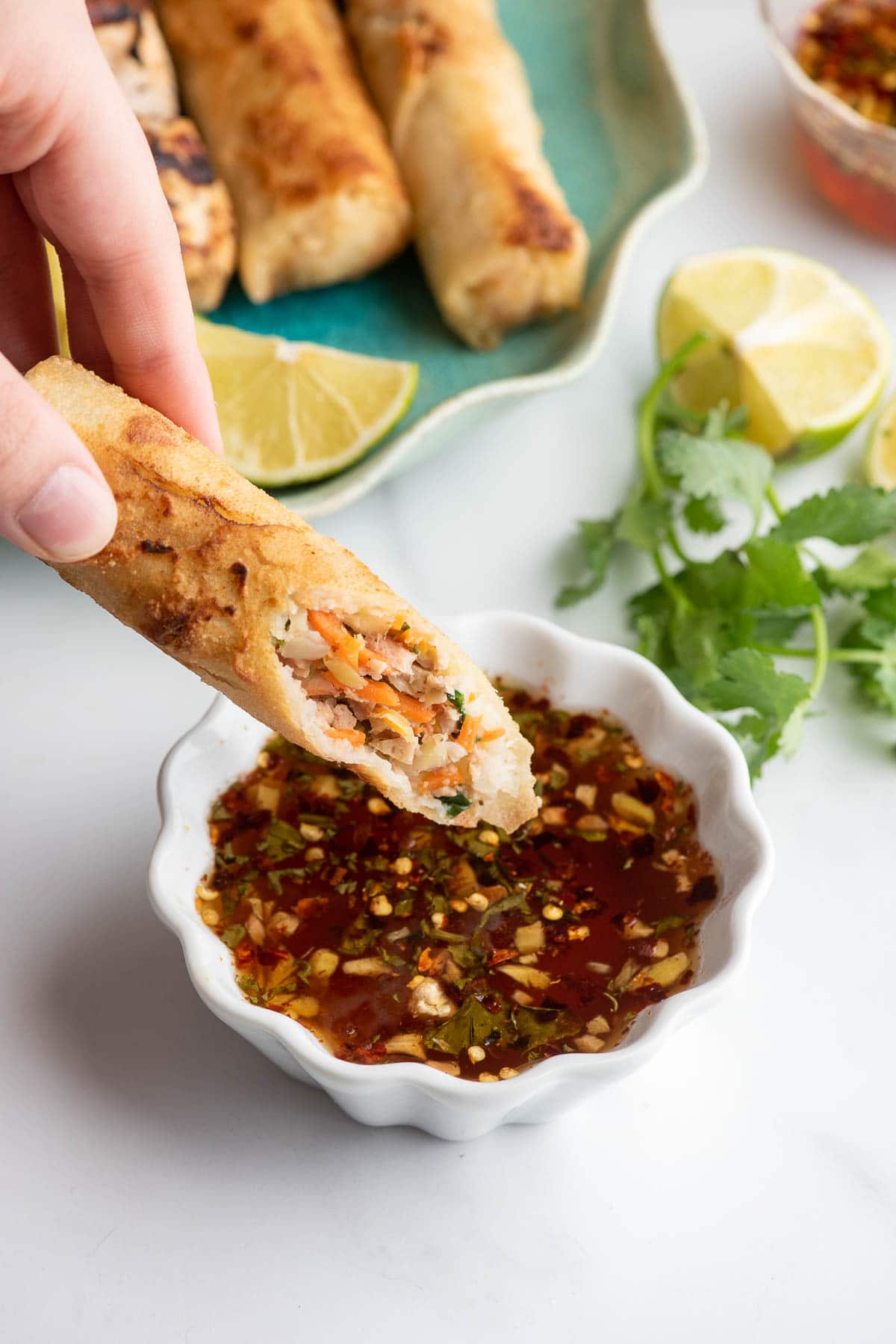 Chicken Or Shrimp Egg Rolls With Dipping Sauces Recipe