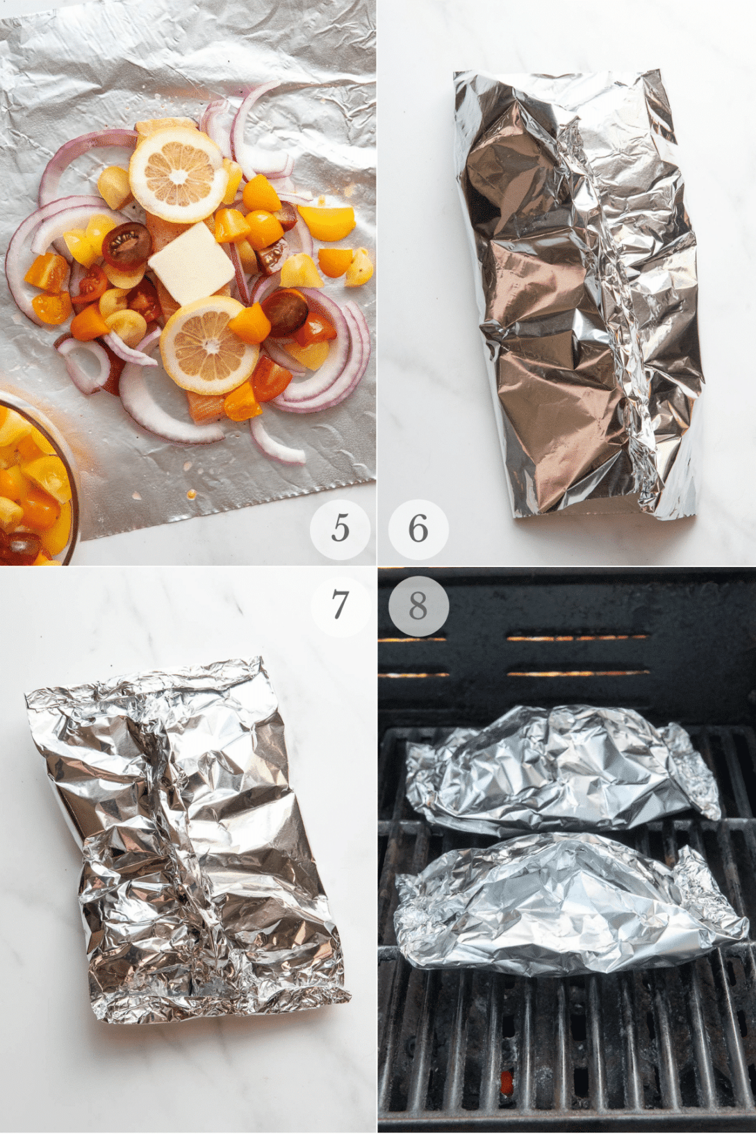 Grilled Salmon in Foil with Vegetables - Fast & Easy - Boulder Locavore