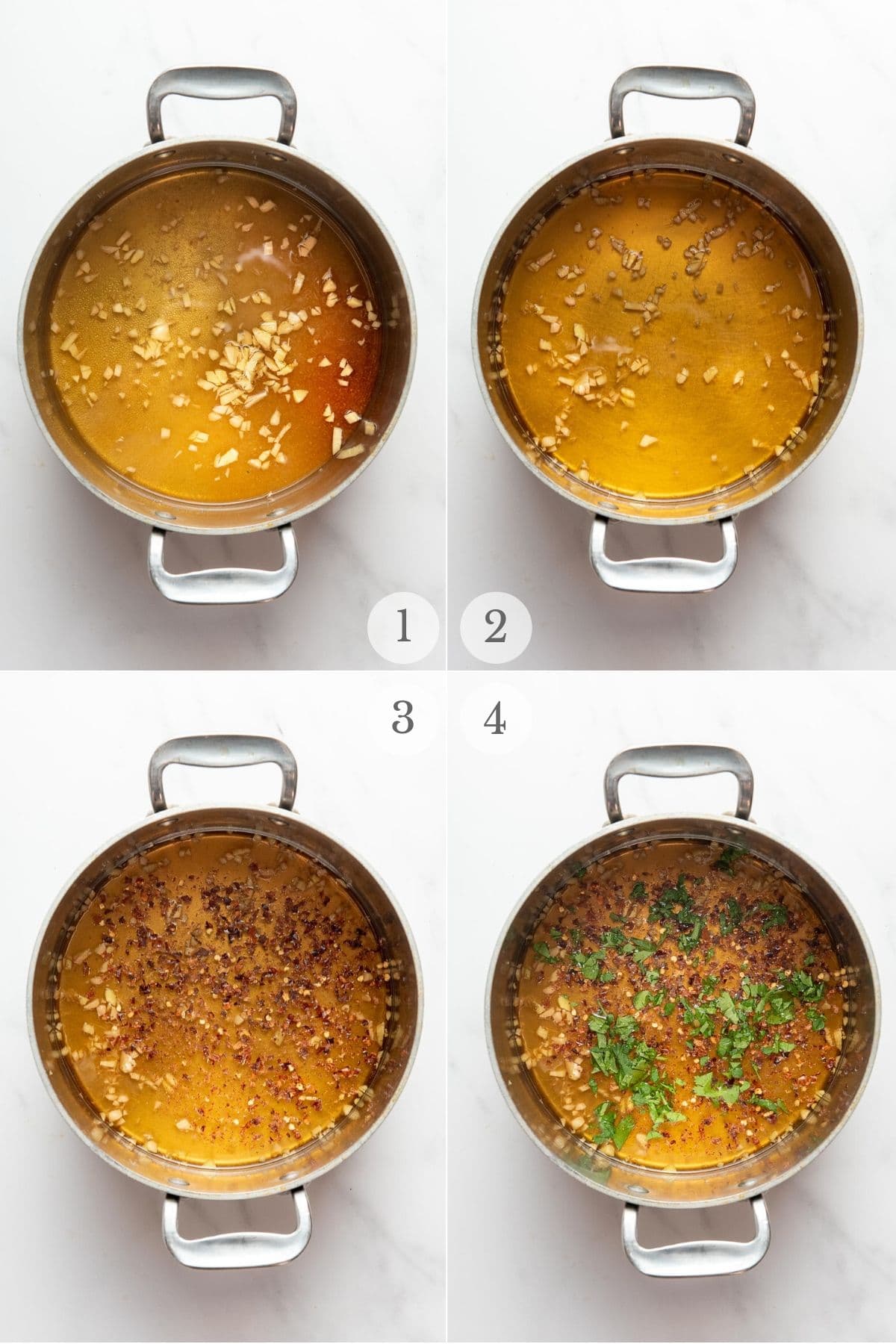 thai dipping sauce recipe steps collage