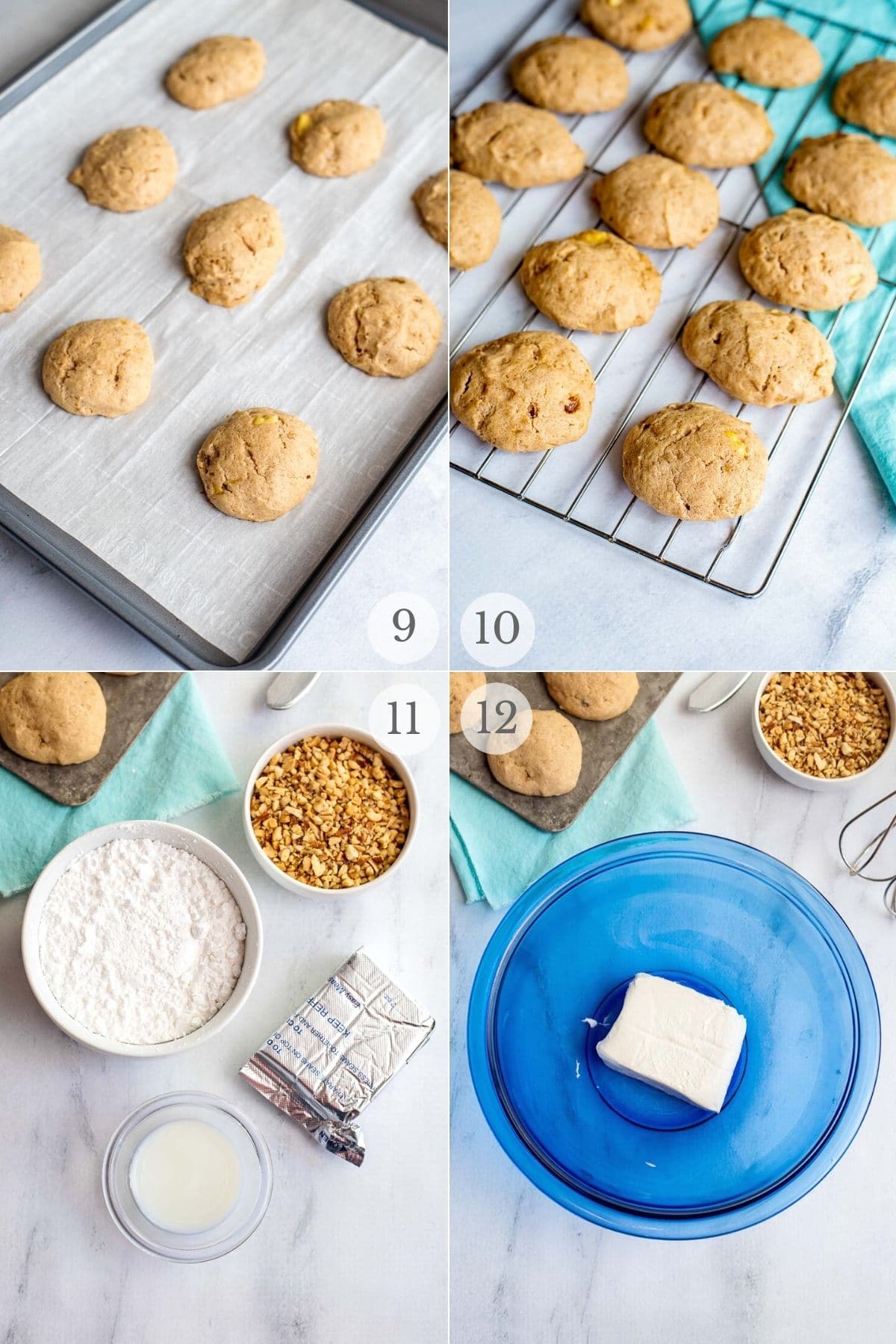 Banana Bread Cookies recipes steps 9-12