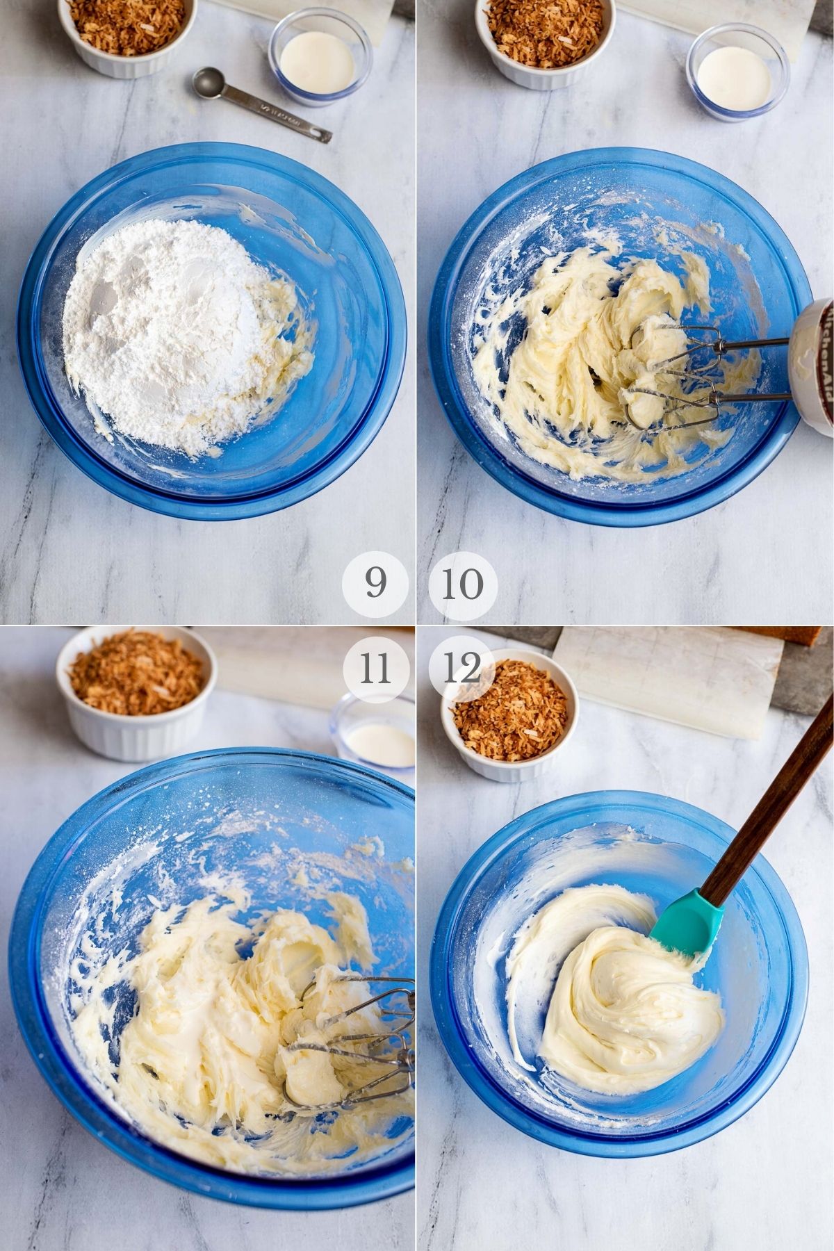 Lemon Coconut Cake recipe steps 9-12