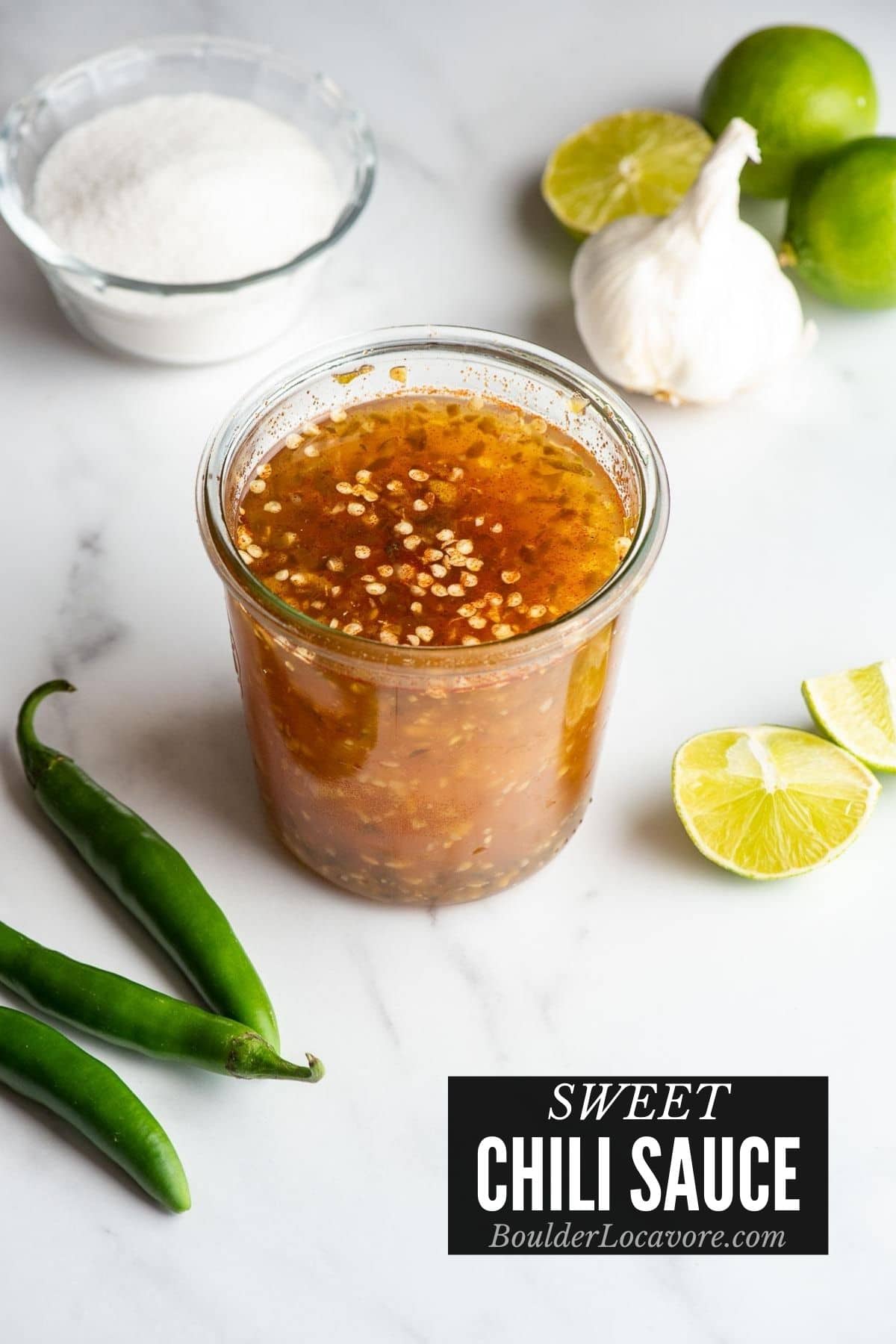 Easy Sweet Chilie Sauce made with Fresh Chilies Boulder Locavore