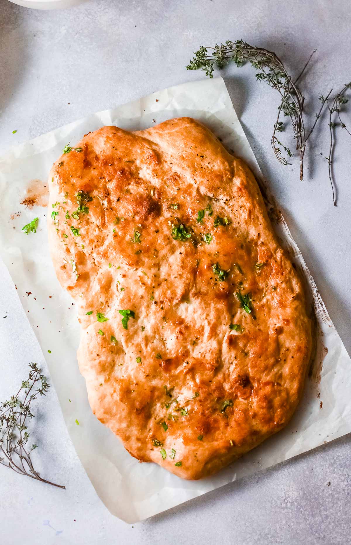 garlic bread with chopped parsley BoulderLocavore.com