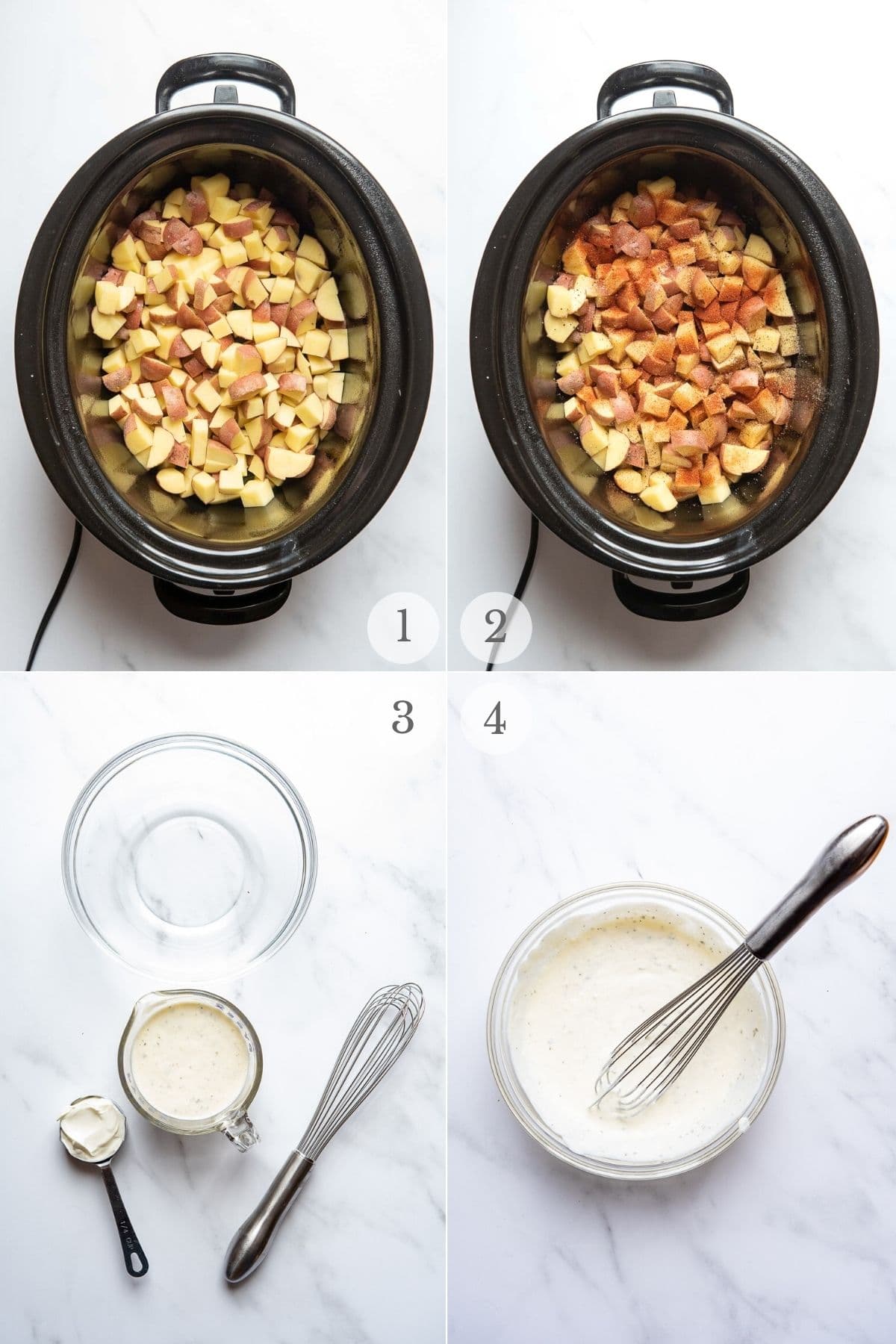 ranch potatoes recipe steps 1-4