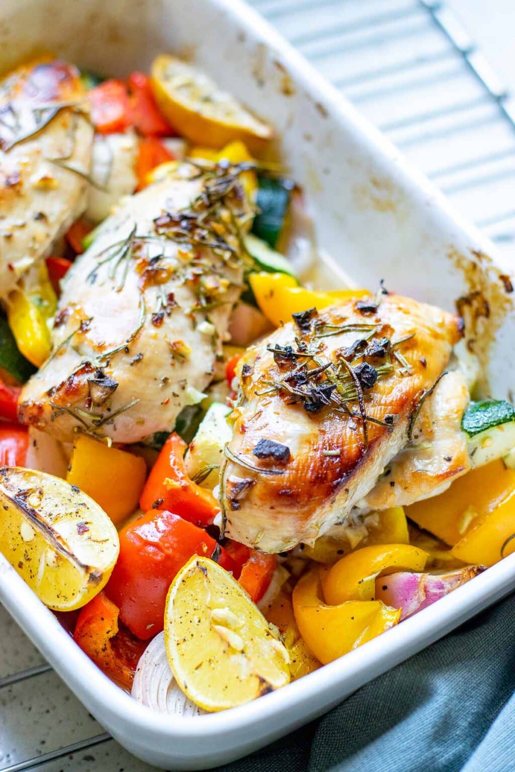 Rosemary Roasted Chicken Breasts with Vegetables - Boulder Locavore