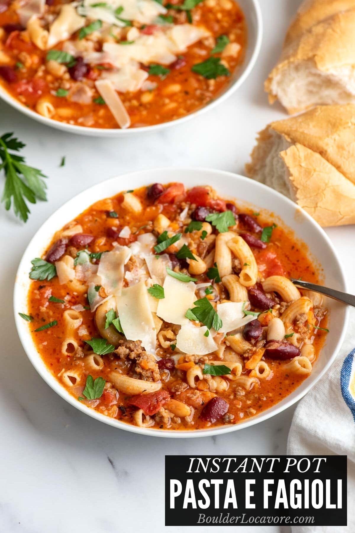 A Virtual Pot of Pasta Fagioli Soup for my Friends - Proud Italian Cook