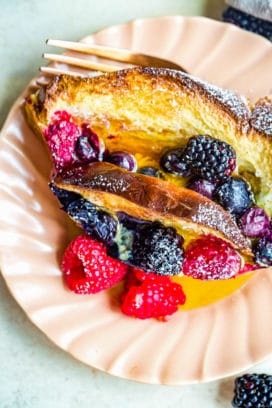 Challah French Toast With Berries - Boulder Locavore