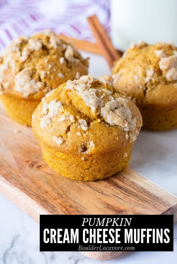 pumpkin cream cheese muffins