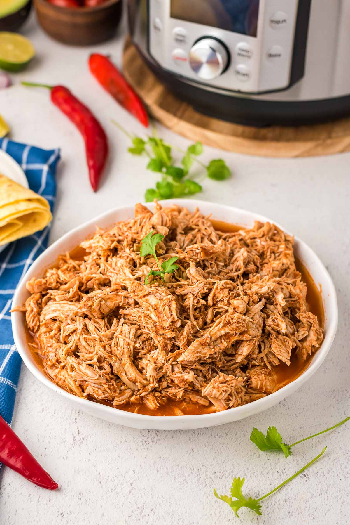 shredded taco chicken with IP