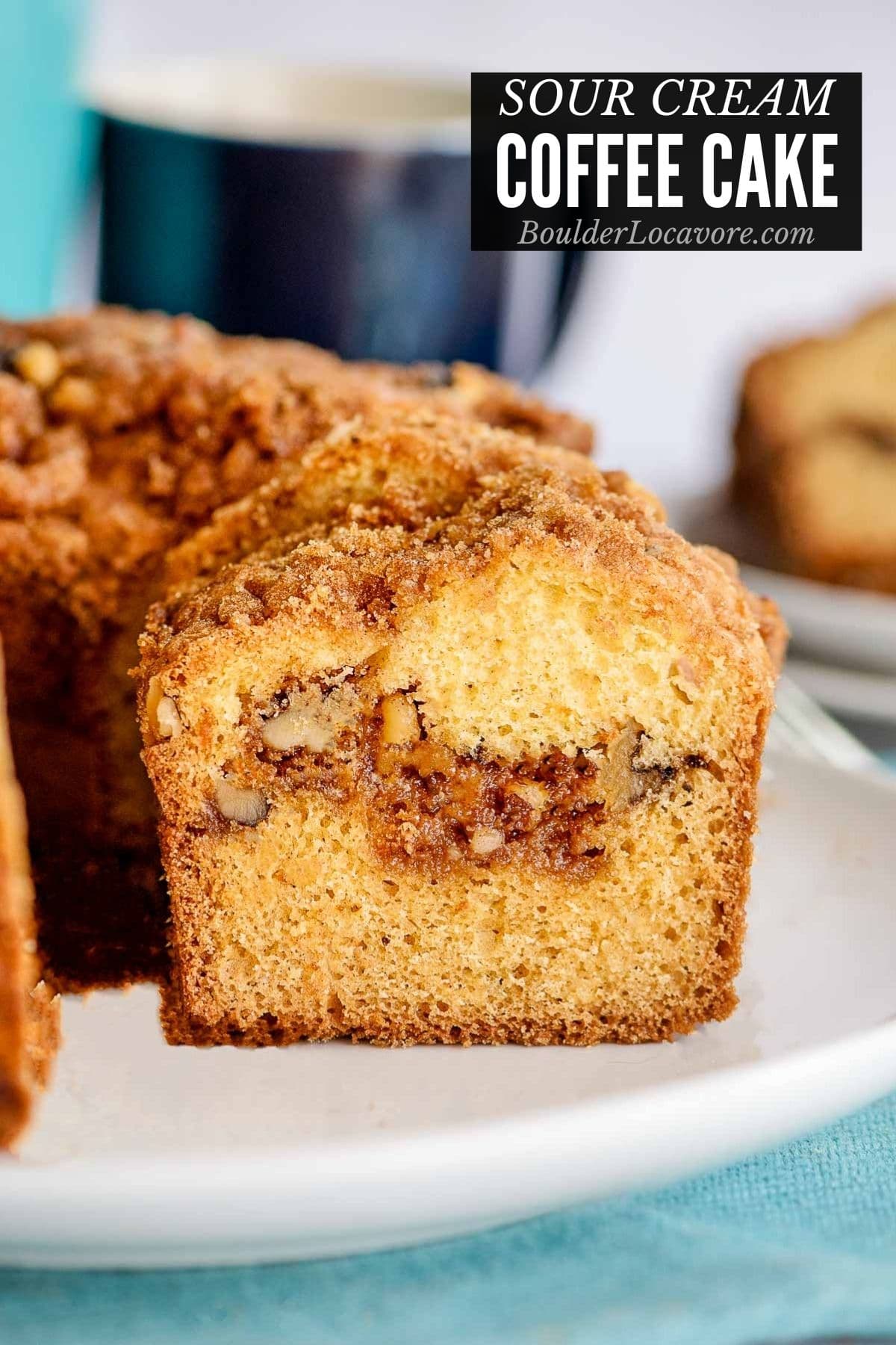 sour cream coffee cake title image