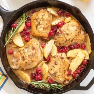 CRANBERRY APPLE SKILLET CHICKEN TITLE