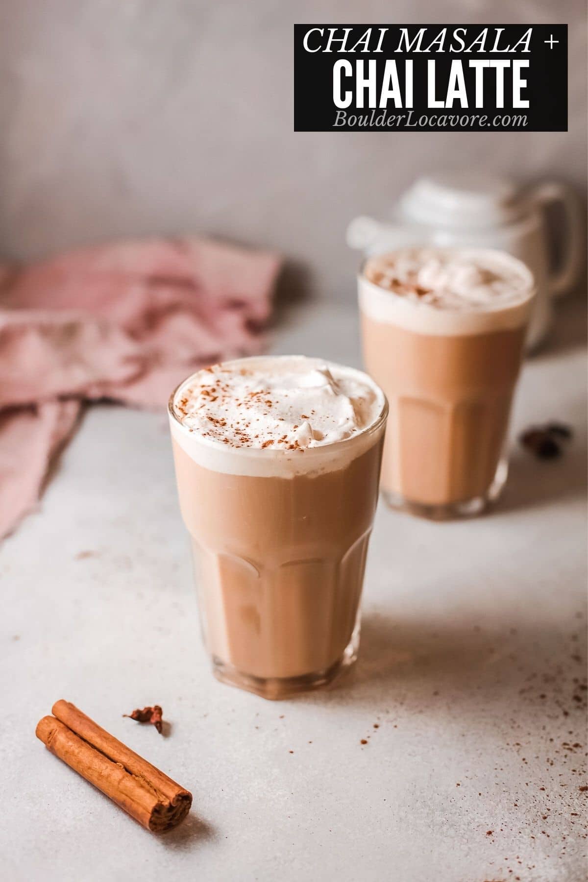 Chai Masala and latte title image