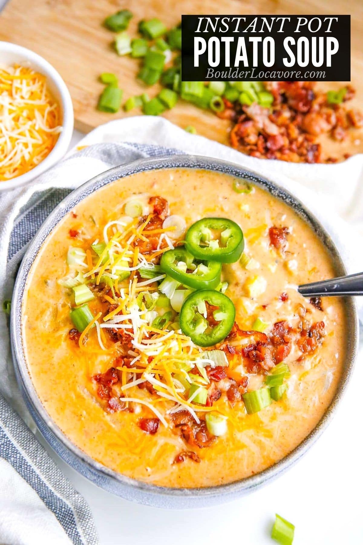 Tex Mex Instant Pot Potato Soup recipe - Boulder Locavore