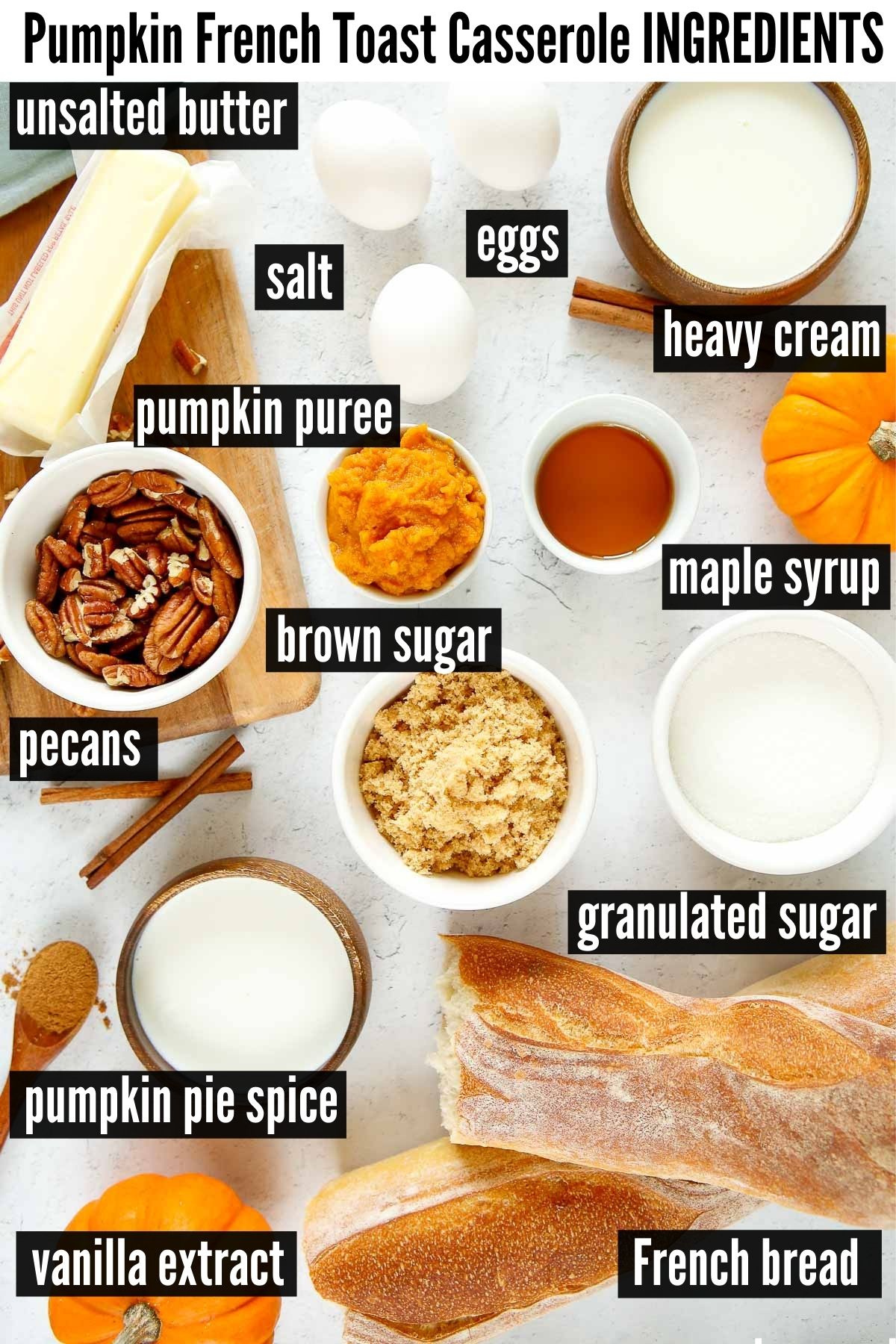 pumpkin french toast casserole ingredients