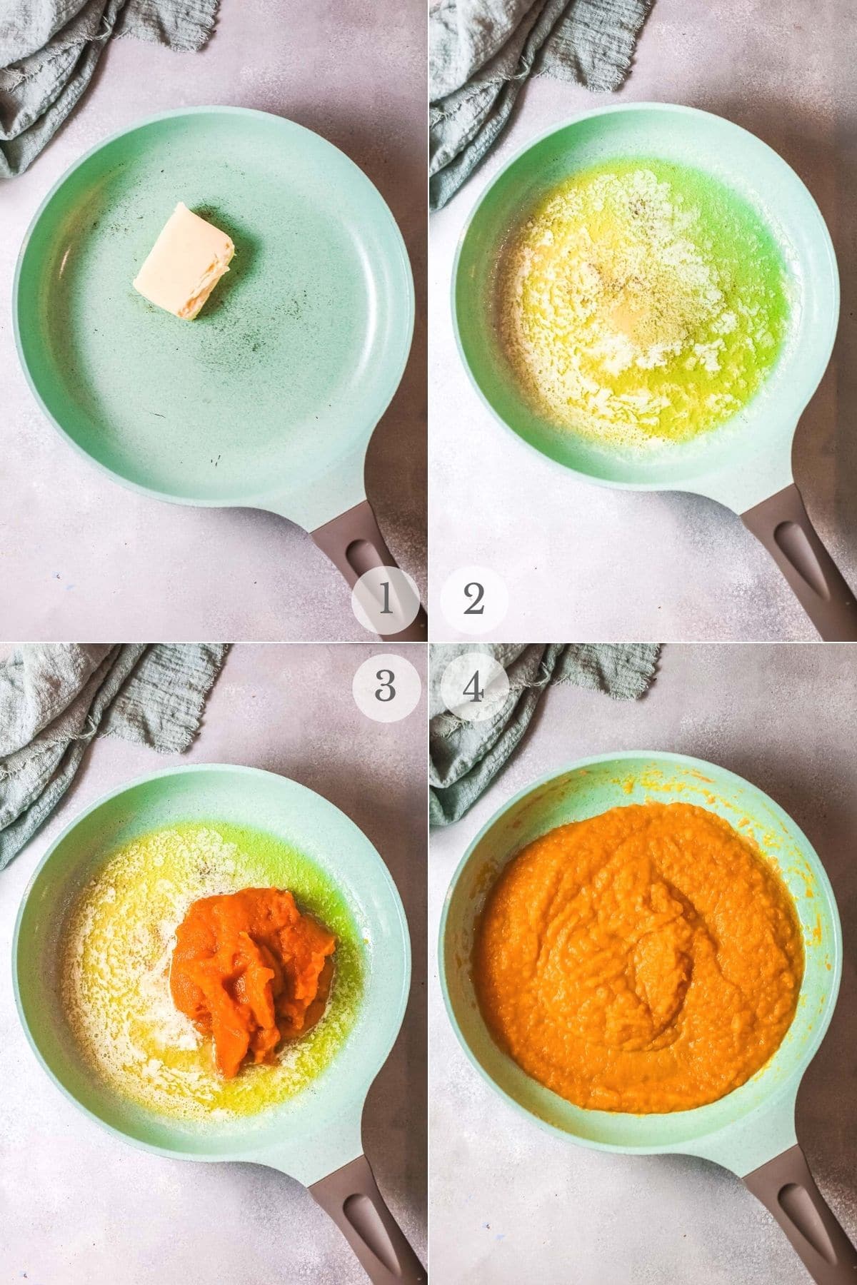 pumpkin mac and cheese recipe steps 1-4