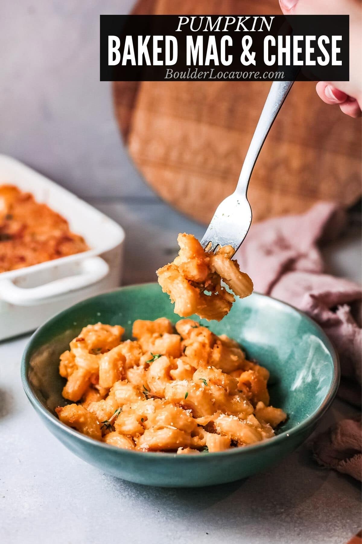 pumpkin mac and cheese title image