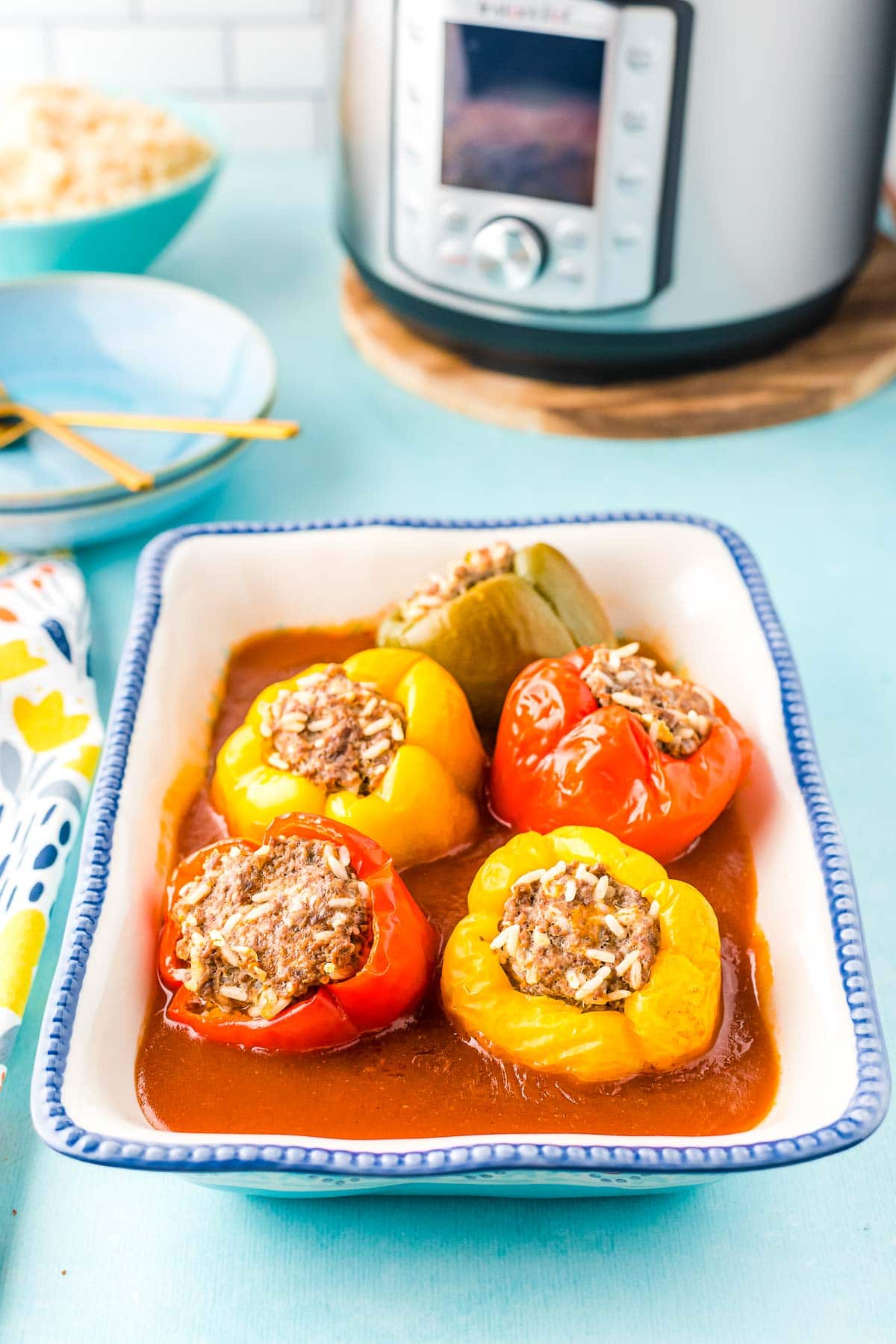 stuffed peppers from Instant Pot 