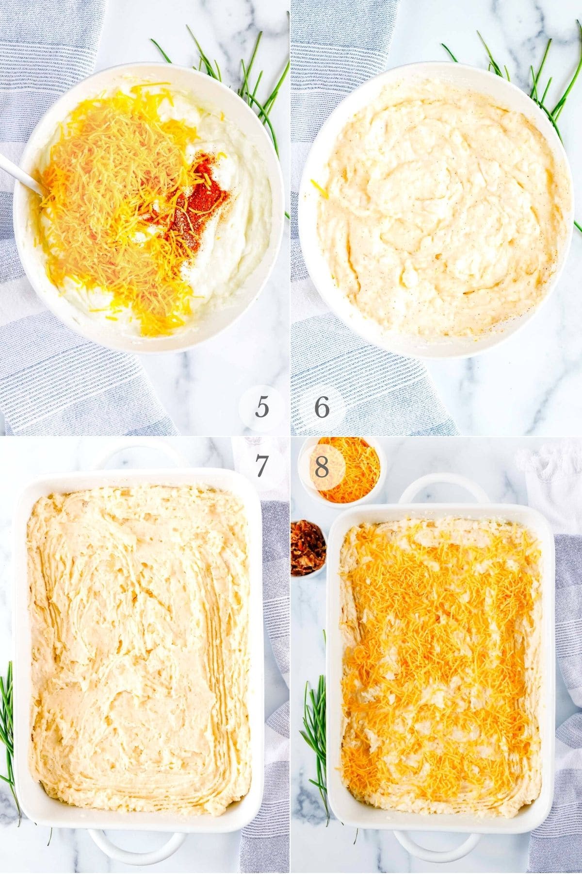 twice baked potato casserole recipe steps 5-8