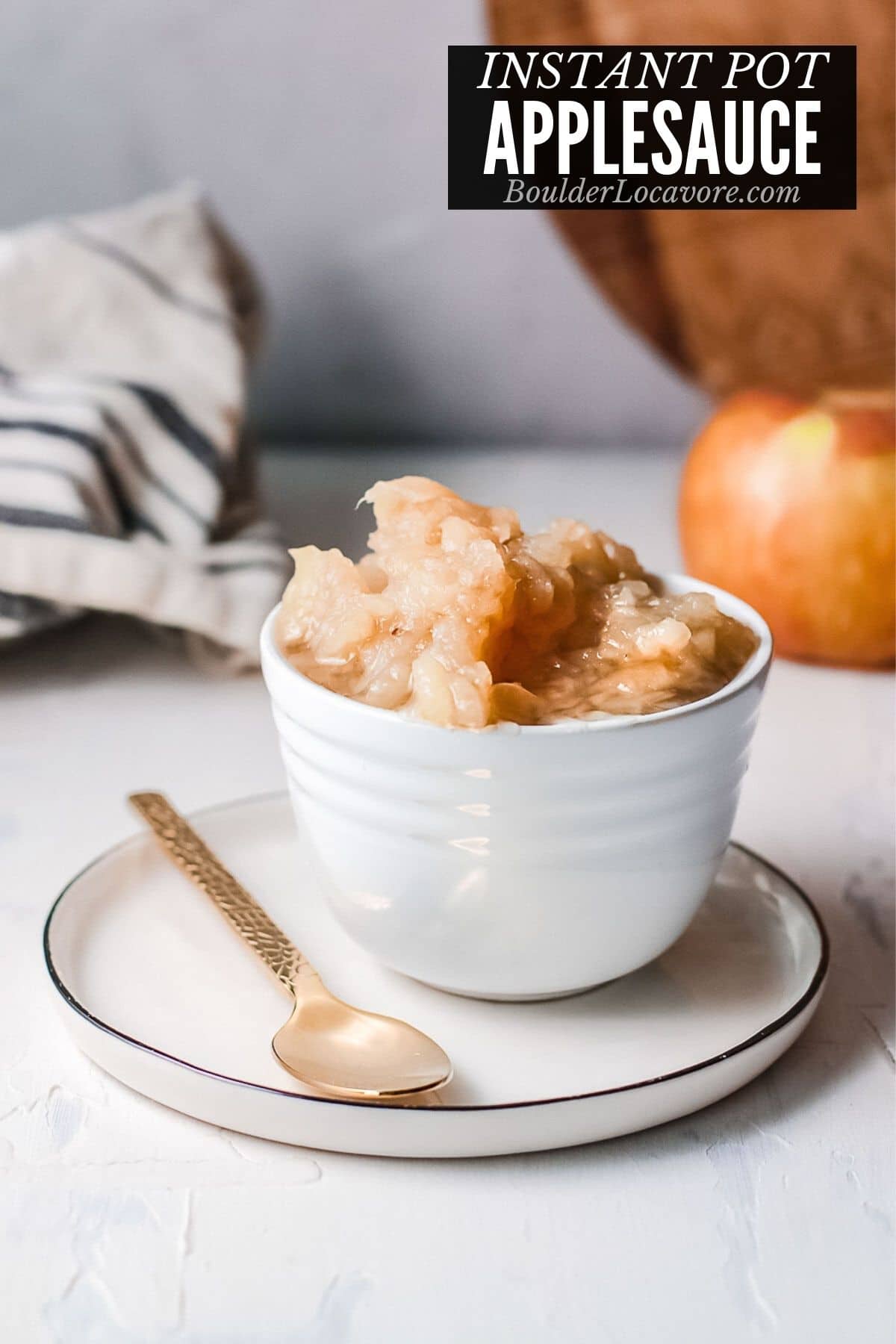 Instant Pot Applesauce - Quick and Easy! - Kristine's Kitchen