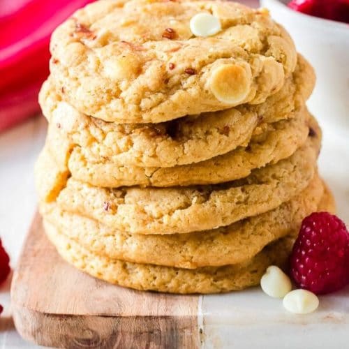 Raspberry Cheesecake Cookies (Subway Cookies Copycat Recipe)
