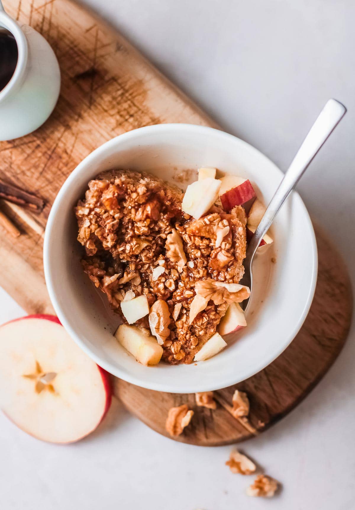 baked oatmeal with toppings